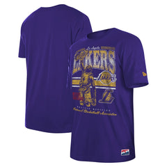New Era Los Angeles Lakers Enzyme Wash Oversized T-Shirt Purple