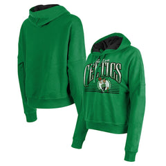 New Era Boston Celtics Women's Boxy Pullover Hoodie Kelly Green