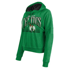 New Era Boston Celtics Women's Boxy Pullover Hoodie Kelly Green
