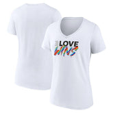 Boston Red Sox Women's Love Wins V-Neck T-Shirt Near Me