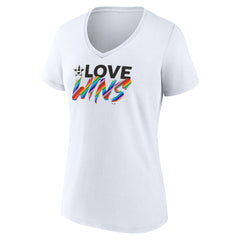 Houston Astros Women's Love Wins V-Neck T-Shirt Sale