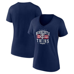 Minnesota Twins Women's Americana Team V-Neck T-Shirt Near Me