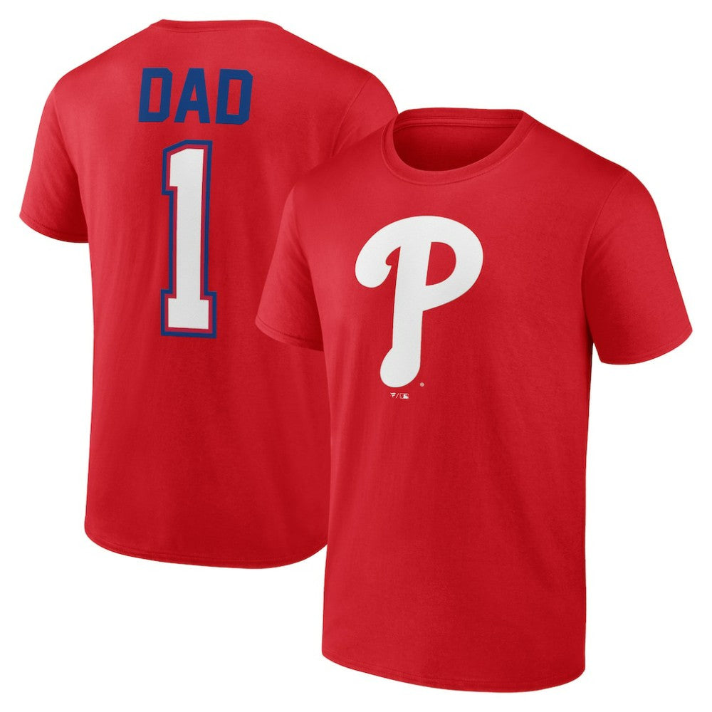 Philadelphia Phillies Father's Day #1 Dad T-Shirt for sale