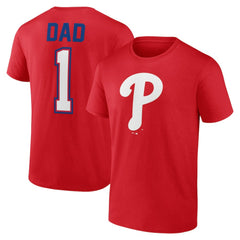 Philadelphia Phillies Father's Day #1 Dad T-Shirt for sale
