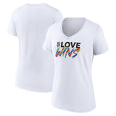 San Francisco Giants Women's Love Wins V-Neck T-Shirt Discount