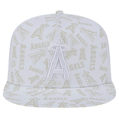 Los Angeles Angels New Era Logo Dunes A-Frame Trucker 9FIFTY Snapback Hat for sale