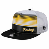 Pittsburgh Pirates New Era Team Horizon 9FIFTY A-Frame Trucker Snapback Hat for sale