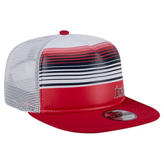 Los Angeles Angels New Era Team Horizon 9FIFTY A-Frame Trucker Snapback Hat for sale