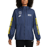 Nike - Paris Saint-Germain Women's Essential Woven Full-Zip Jacket - Navy