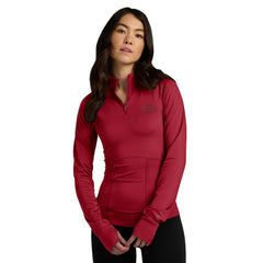 San Francisco 49ers Women's Elements Quarter-Zip Jacket - Scarlet - Fanatics