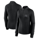 Cincinnati Bengals Women's Elements Raglan Quarter-Zip Jacket - Black - Fanatics