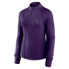 Minnesota Vikings Women's Elements Raglan Quarter-Zip Jacket - Purple - Fanatics