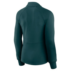 Philadelphia Eagles Women's Elements Quarter-Zip Jacket - Midnight Green - Fanatics