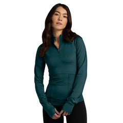 Philadelphia Eagles Women's Elements Quarter-Zip Jacket - Midnight Green - Fanatics