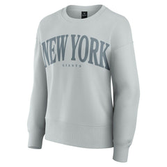 New York Giants Women's Elements Pullover Sweatshirt - Gray - Fanatics