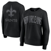 New Orleans Saints Women's Elements Pullover Sweatshirt - Black - Fanatics