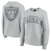 Las Vegas Raiders Women's Elements Pullover Sweatshirt - Gray - Fanatics
