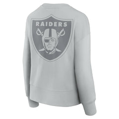 Las Vegas Raiders Women's Elements Pullover Sweatshirt - Gray - Fanatics
