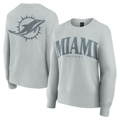 Miami Dolphins Women's Elements Pullover Sweatshirt - Gray - Fanatics