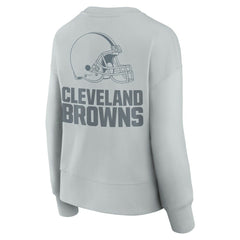 Cleveland Browns Women's Elements Pullover Sweatshirt - Gray - Fanatics