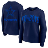 Dallas Cowboys Women's Elements Pullover Sweatshirt - Navy - Fanatics