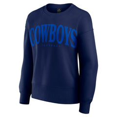 Dallas Cowboys Women's Elements Pullover Sweatshirt - Navy - Fanatics