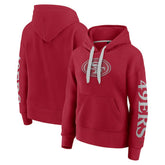 San Francisco 49ers Women's Elements Next Pullover Hoodie - Scarlet - Fanatics