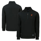 Baltimore Orioles Cutter & Buck Cooperstown Collection Roam Eco Recycled Quarter-Zip Pullover Outlet