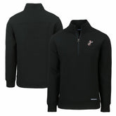 Cincinnati Reds Cutter & Buck Cooperstown Collection Roam Eco Recycled Quarter-Zip Pullover for sale