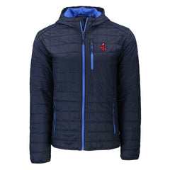 Boston Red Sox Cutter & Buck Cooperstown Collection Rainier Primaloft Eco Full-Zip Hooded Jacket for sale