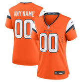 Denver Broncos Women's Mile High Collection Custom Game Jersey - Orange - Nike