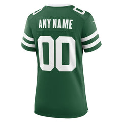 New York Jets Women's Custom Game Jersey - Legacy Green - Nike