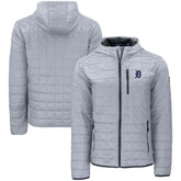 Detroit Tigers Cutter & Buck Rainier Primaloft Eco Full-Zip Hooded Jacket Discount