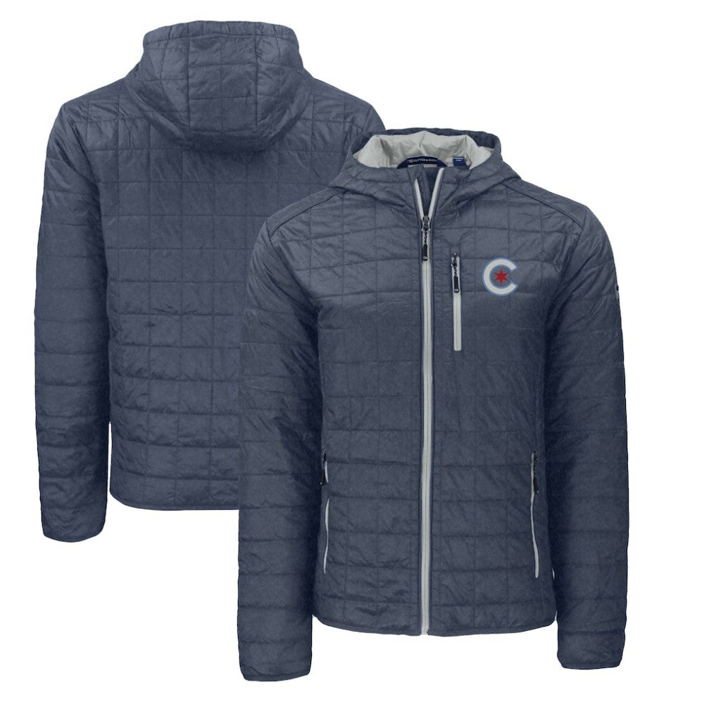 Chicago Cubs Cutter & Buck City Connect Rainier Primaloft Eco Full-Zip Hooded Jacket Near Me
