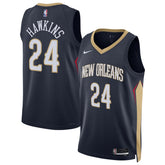 Nike Jordan Hawkins New Orleans Pelicans Unisex Swingman Jersey Icon Edition Navy