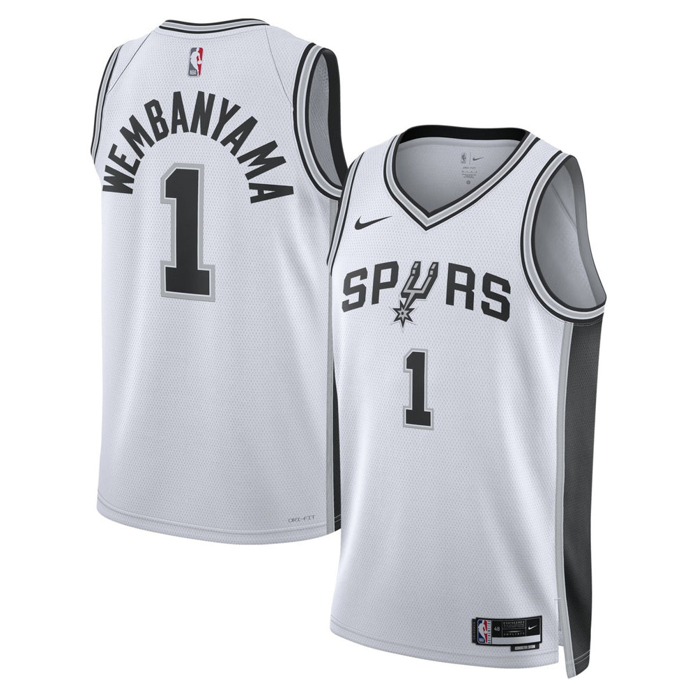 Nike Victor Wembanyama San Antonio Spurs Unisex Swingman Jersey Association Edition White