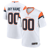 Denver Broncos Mile High Collection Custom Game Jersey - White - Nike