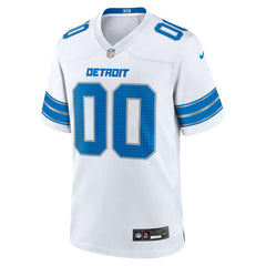 Detroit Lions Custom Game Jersey - White - Nike