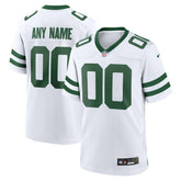 New York Jets Custom Game Jersey - Legacy White - Nike