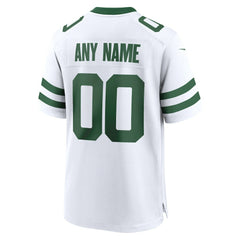New York Jets Custom Game Jersey - Legacy White - Nike