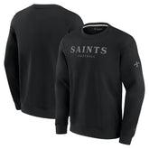 New Orleans Saints Unisex Elements Unlimited Fleece Pullover Sweatshirt - Black - Fanatics
