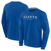 New York Giants Unisex Elements Unlimited Fleece Pullover Sweatshirt - Royal - Fanatics