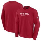 San Francisco 49ers Unisex Elements Unlimited Fleece Pullover Sweatshirt - Scarlet - Fanatics