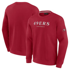 San Francisco 49ers Unisex Elements Unlimited Fleece Pullover Sweatshirt - Scarlet - Fanatics