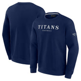 Tennessee Titans Unisex Elements Unlimited Fleece Pullover Sweatshirt - Navy - Fanatics