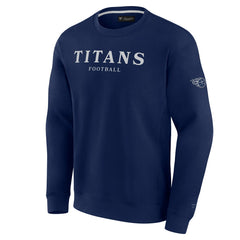 Tennessee Titans Unisex Elements Unlimited Fleece Pullover Sweatshirt - Navy - Fanatics