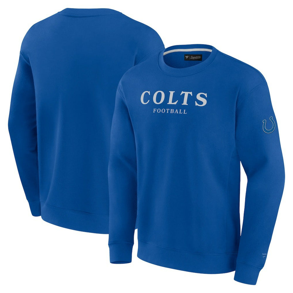 Indianapolis Colts Unisex Elements Unlimited Fleece Pullover Sweatshirt - Royal - Fanatics
