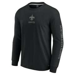New Orleans Saints Unisex Elements Strive Long Sleeve T-Shirt - Black - Fanatics
