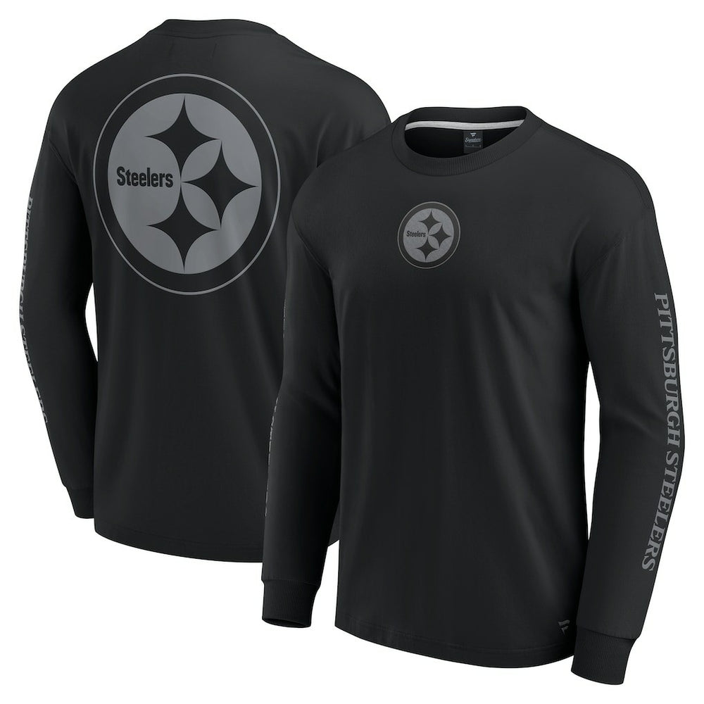 Pittsburgh Steelers Unisex Elements Strive Long Sleeve T-Shirt - Black - Fanatics