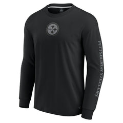 Pittsburgh Steelers Unisex Elements Strive Long Sleeve T-Shirt - Black - Fanatics